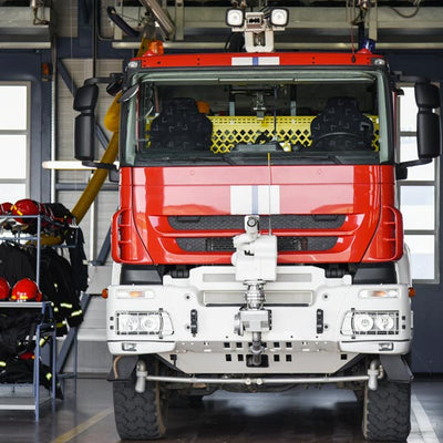 Feuerwehr Depot Einsatzfahrzeug mit HOOTS BATTERY