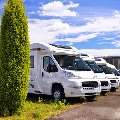 Wohnmobil Stellplatz mit HOOTS BATTERY